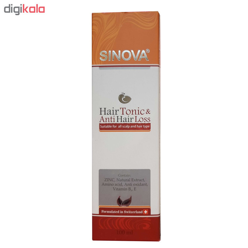 تونیک تقویت کننده مو سینوا مدل Anti Hair Loss حجم 100 میلی لیتر