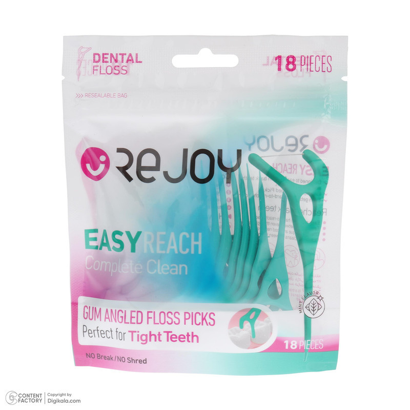 نخ دندان ریجوی مدل EASY REACH بسته 18 عددی