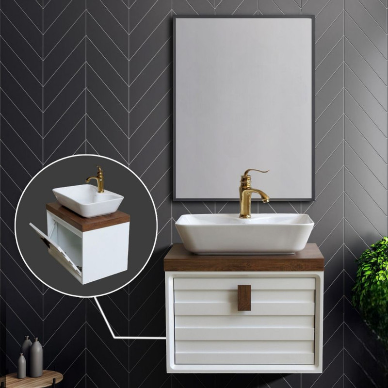 ست کابینت و روشویی بی اس سی مدل زیمانس کد 300