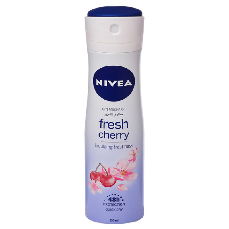 اسپری ضد تعریق زنانه نیوآ مدل Cherry Fresh حجم 150 میلی لیتر