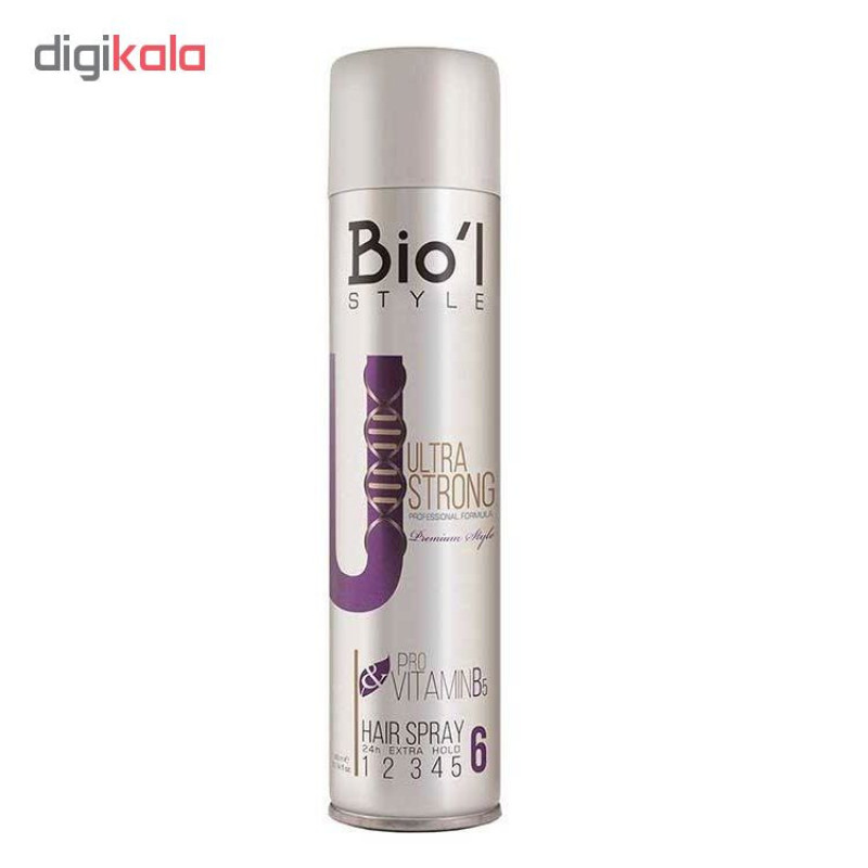 اسپری حالت دهنده مو بیول مدل Ultra Strong حجم 500 میلی لیتر