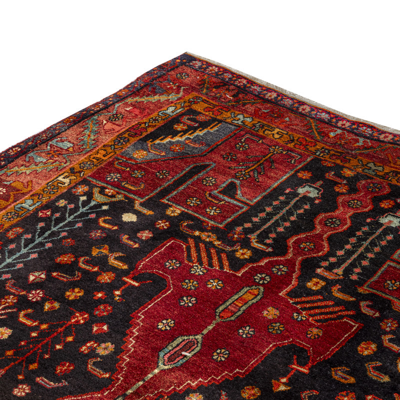 فرش دستبافت چهار و نیم متری طرح کردی کد 11.48.2999