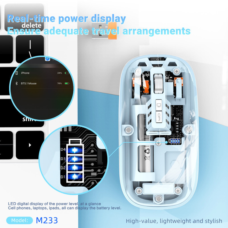 ماوس بی سیم مدل M233