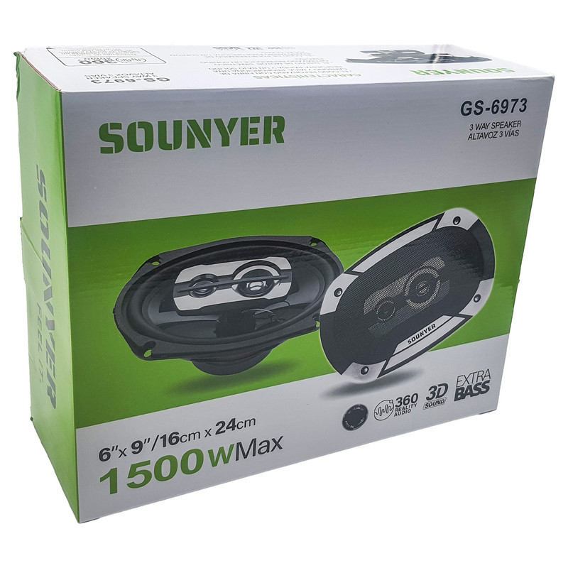 اسپیکر پشت خودرو سونیر مدل GS-6973 سایز 9×6 اینچ بسته دوعددی