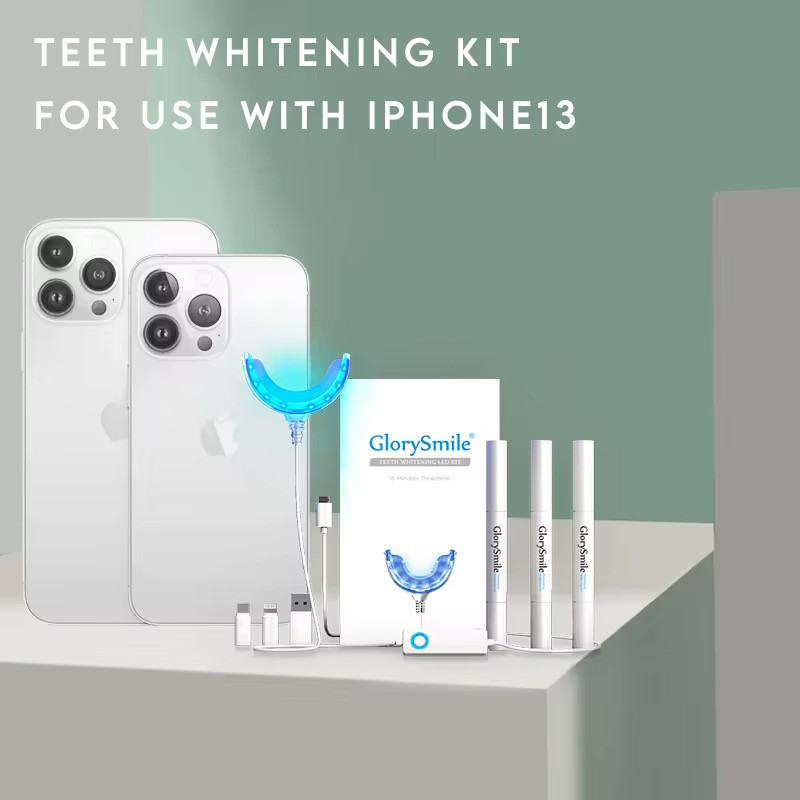 کیت بلیچینگ سفیدکننده دندان گلوری اسمایل مدل GS-001W به همراه قلم ژل سفید کننده بسته 4 عددی