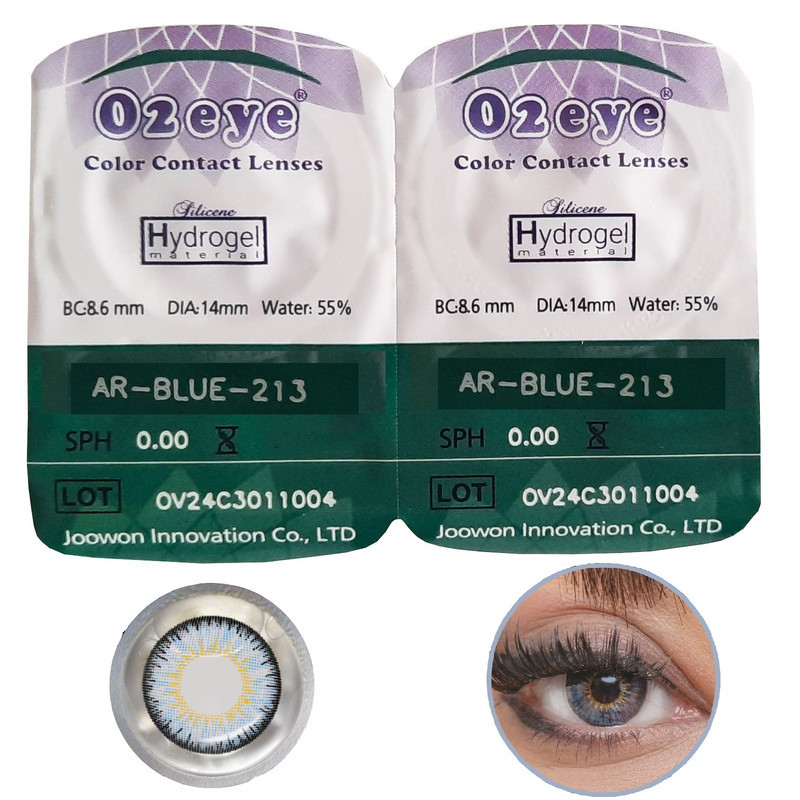لنز چشم 02آی مدل Hydrogel شماره 213 رنگ آبی