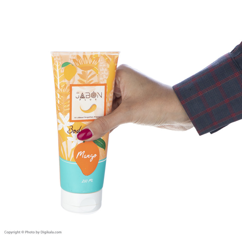 لوسیون بدن ژبن پلاس مدل mango حجم 250 میلی لیتر