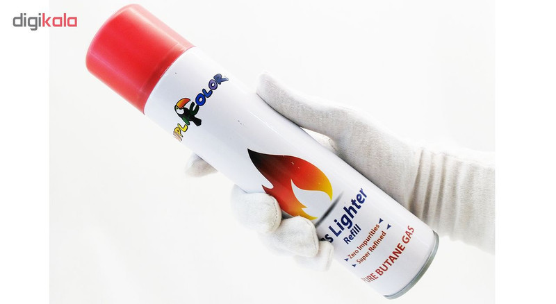 اسپری کپسول گاز فندک دوپلی کالر مدل Super Refined حجم 300 میلی لیتر بسته 3 عددی