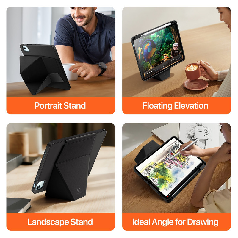 کیف کلاسوری بادیگارد مدل Vers مناسب برای تبلت اپل iPad Air 11 inch M2 2024  M3 2025  M4 2026