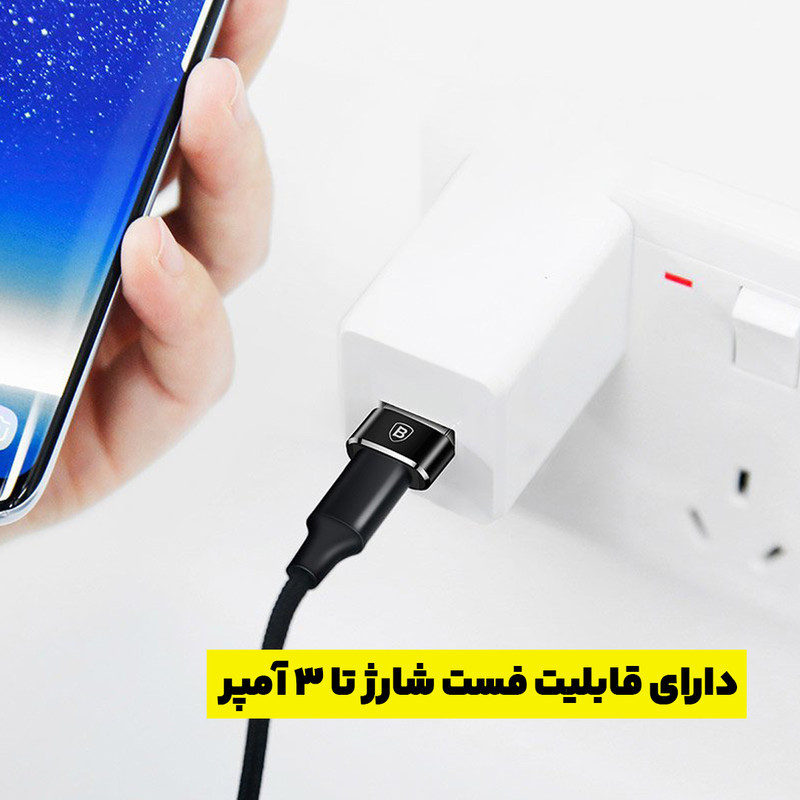 مبدل USB-C به USB باسئوس مدل OTG-3A