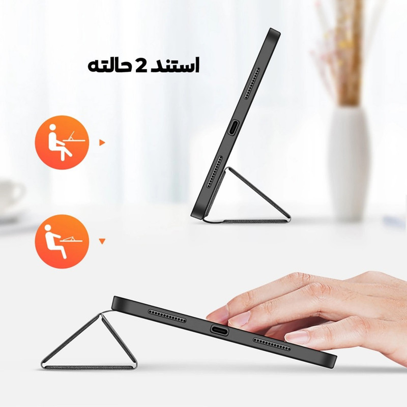 کیف کلاسوری مدل SMART4 مناسب برای تبلت سامسونگ Galaxy Tab A11 Plus  A9 Plus 11 inch