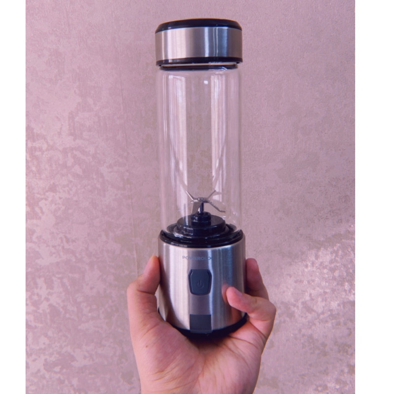 شیکر شارژی پاورولوجی مدل 126W Portable گنجایش 450 میلی لیتر