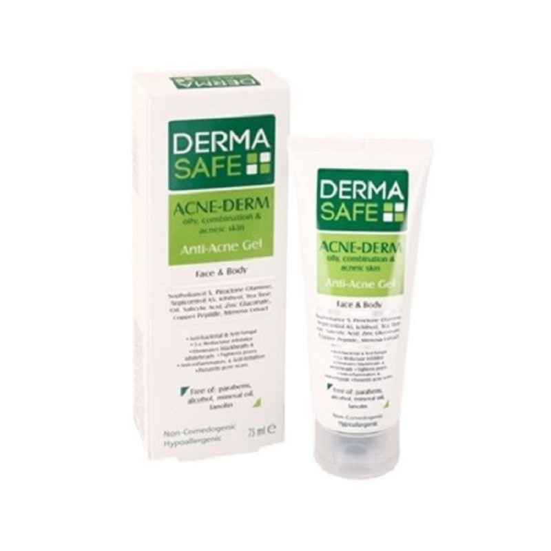 ژل ضد جوش درماسیف مدل ACNE-DERM حجم 75 میلی لیتر