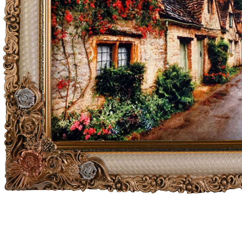 تابلو فرش ماشینی طرح پس از باران کد HT015