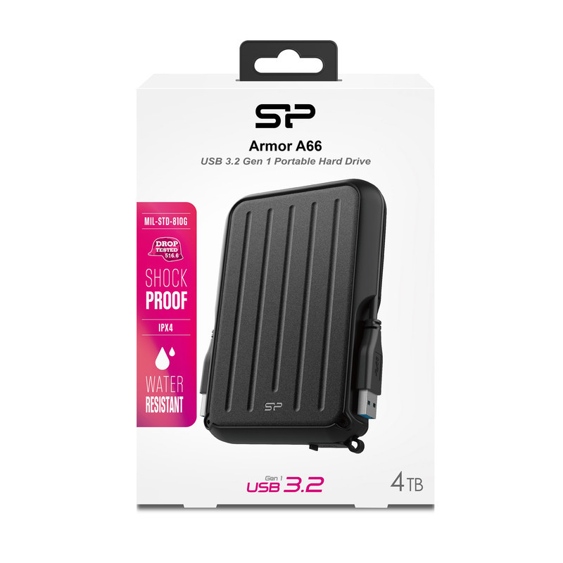 هارد اکسترنال سیلیکون پاور مدل Armor A66 ظرفیت 4 ترابایت