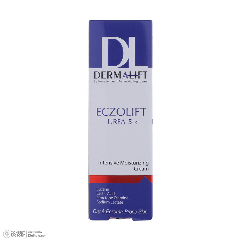 کرم مرطوب کننده صورت درمالیفت مدل ECZOLIFT UREA 5% مناسب پوست‌های خشک حجم 50 میلی لیتر