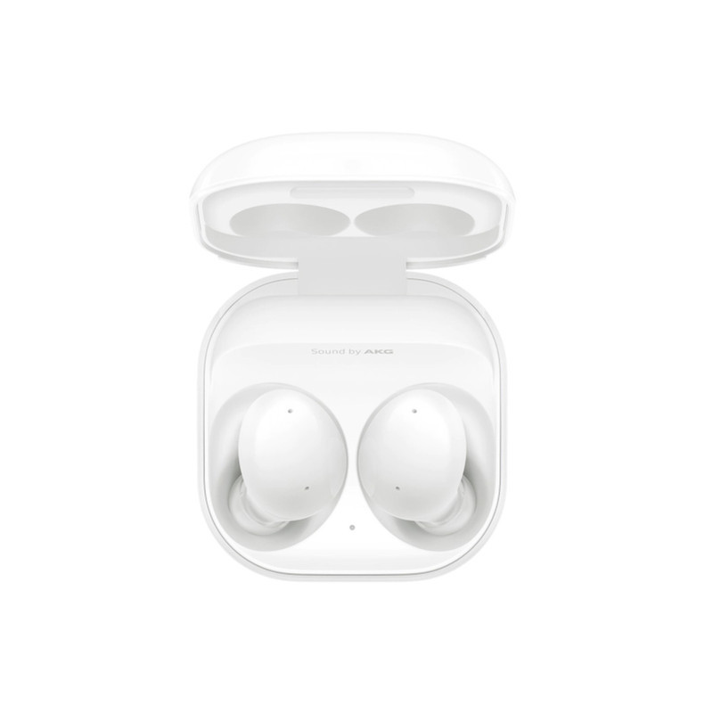 هدفون بلوتوثی سامسونگ مدل Galaxy Buds 2 با نویز کنسلینگ فعال (ANC)، درگاه شارژ USB Type-C، دارای میکروفون داخلی و دو میکروفون خارجی، مقاوم در برابر رطوبت و عرق