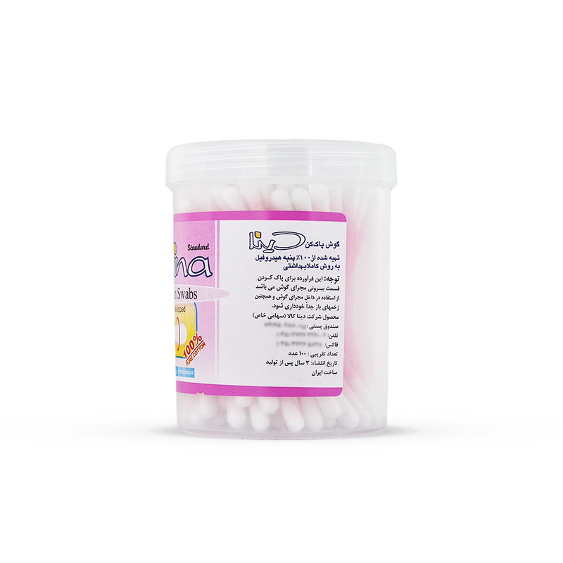 گوش پاک کن دینا مدل 3O-Rt بسته 100 عددی