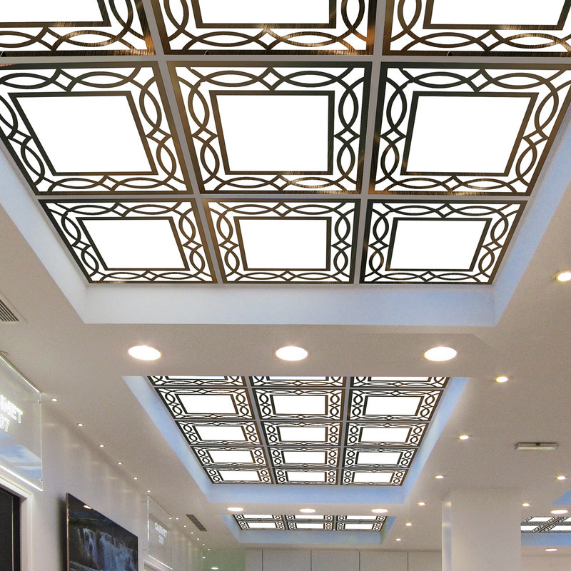 تایل سقفی آسمان مجازی بنی دکو مدل MC41 اندازه 60x60 سانتی متر مجموعه 4 عددی