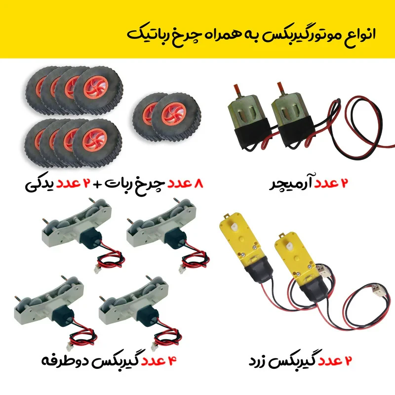 کیت آموزشی روبویونیک مدل رباتیک