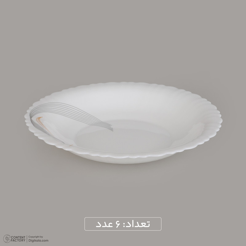 سرویس غذاخوری 25 پارچه گلدن اوپال مدل شمل کد Carine