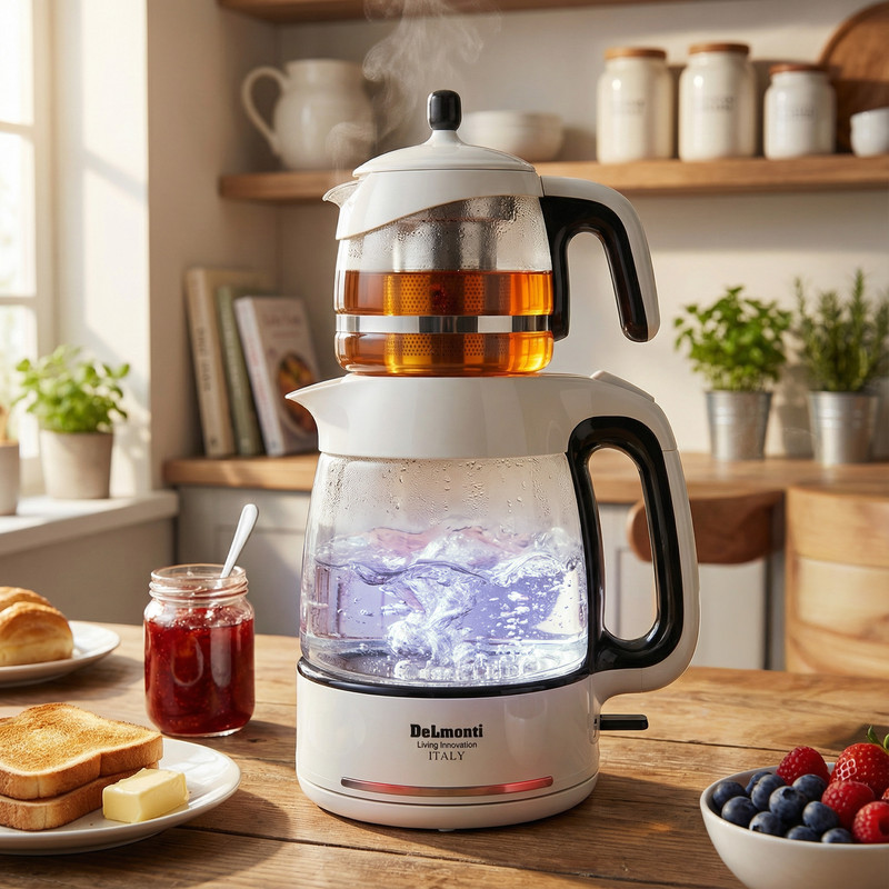 چای ساز روی هم دلمونتی مدل DL - 400