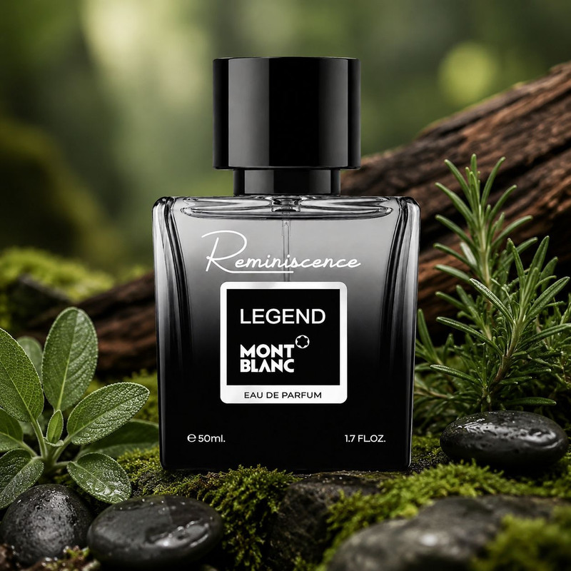 ادو پرفیوم مردانه رمینیسنس مدل Legend Mont Blanc با رایحه تلخ و چوبی حجم 50 میلی لیتر