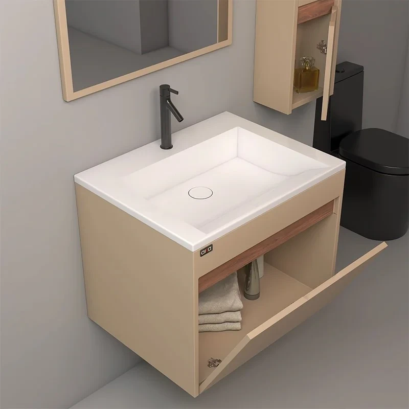 ست کابینت و روشویی آلکا مدل 4060 به همراه باکس و آینه