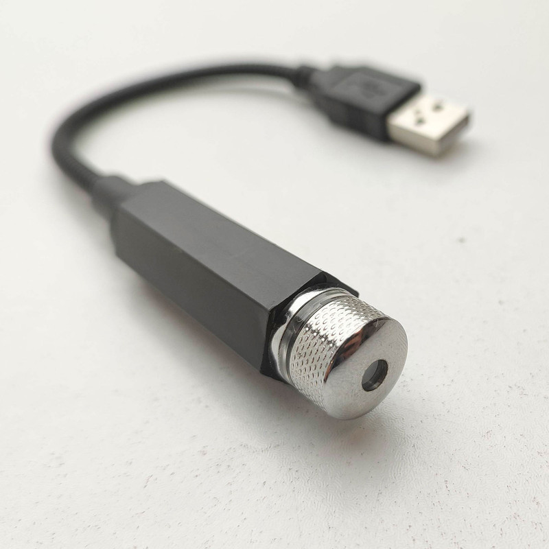 چراغ خواب مدل لیزری USB طرح کهکشانی