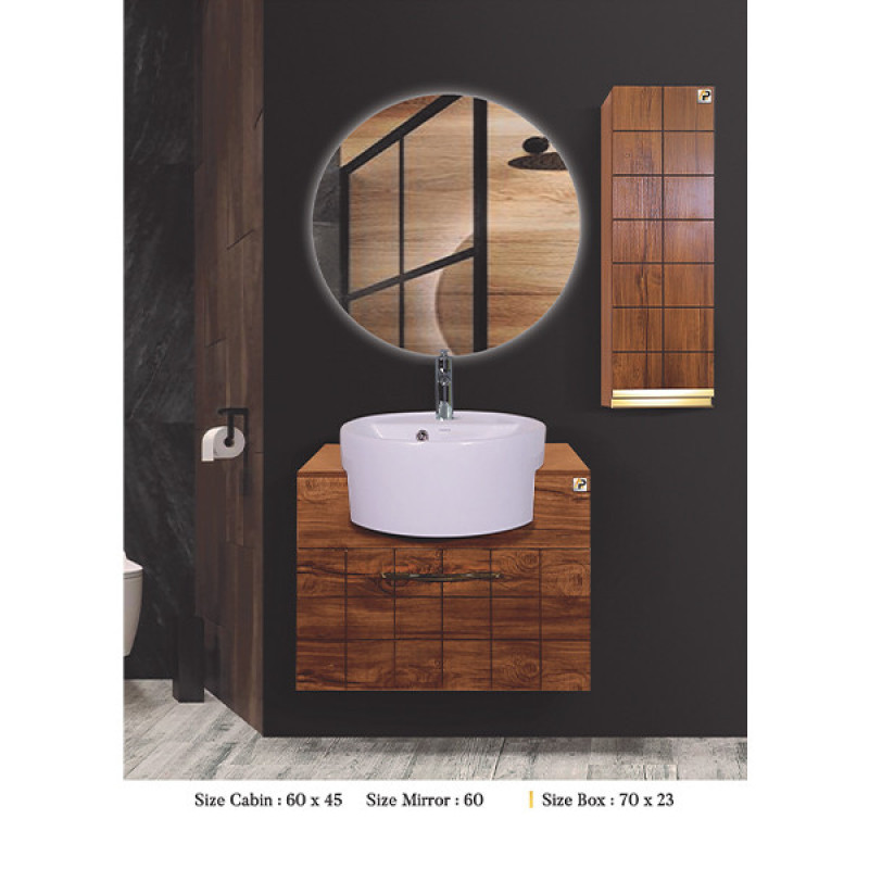 ست کابینت و روشویی مدل 8022 به همراه آینه و باکس