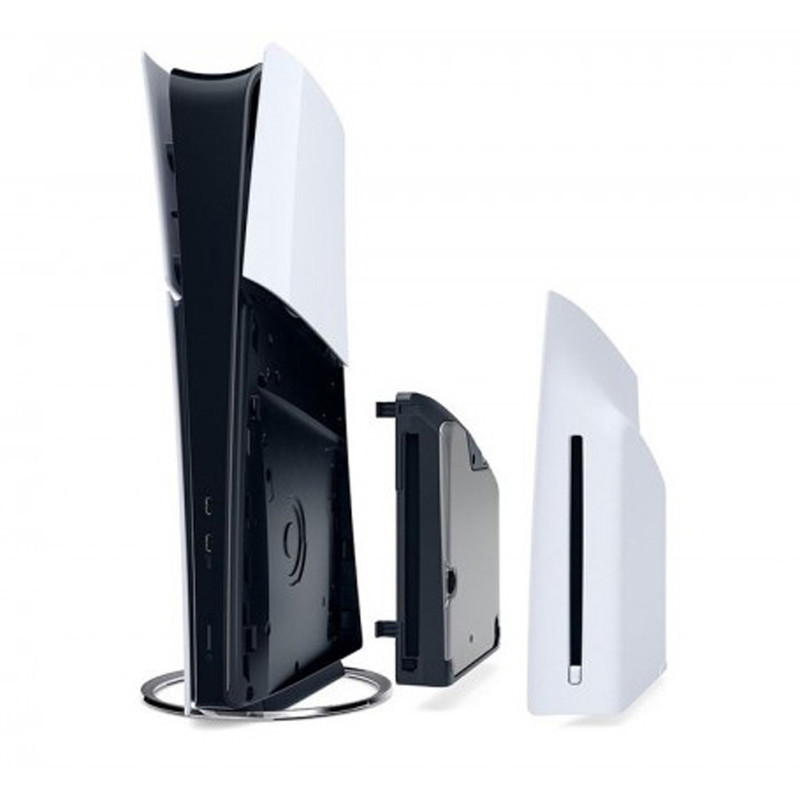 کنسول بازی سونی مدل PlayStation 5 Slim ظرفیت 1 ترابایت ریجن CFI-2116 اروپا به همراه دسته اضافی و پایه شارژر