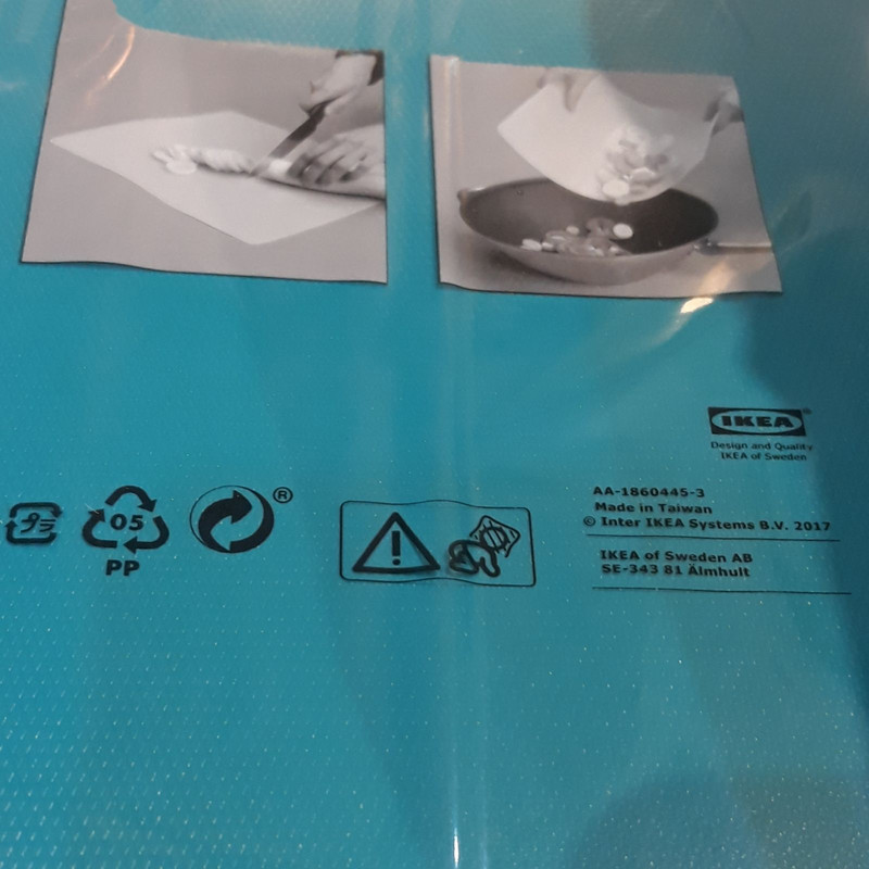 تخته گوشت ایکیا مدل AA-16642 بسته 2 عددی
