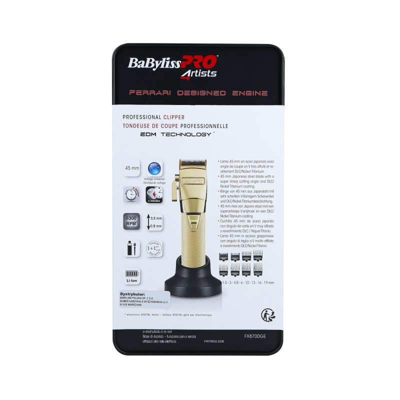 ماشین اصلاح موی سر و صورت شارژی بابیلیس پرو مدل FX8700GE