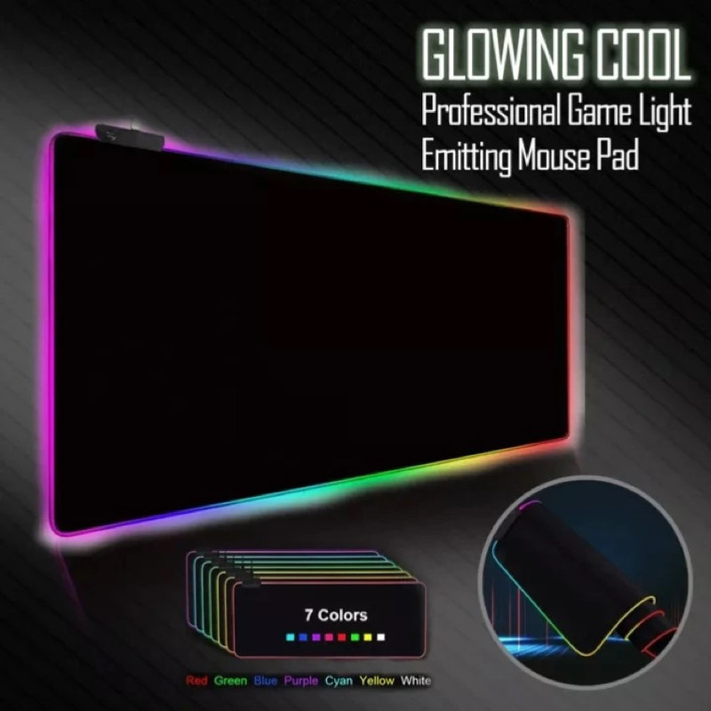 ماوس پد گیمینگ مدل RGB کد GMS_WT_5