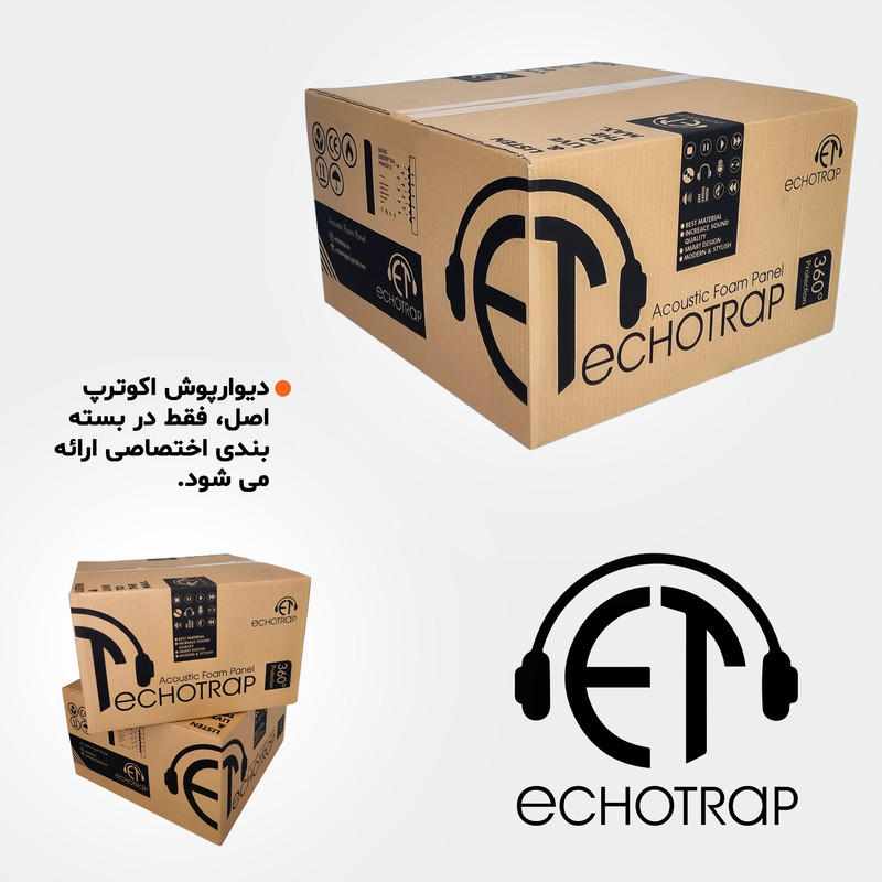 دیوارپوش اکوترپ مدل para50.50 بسته 6 عددی