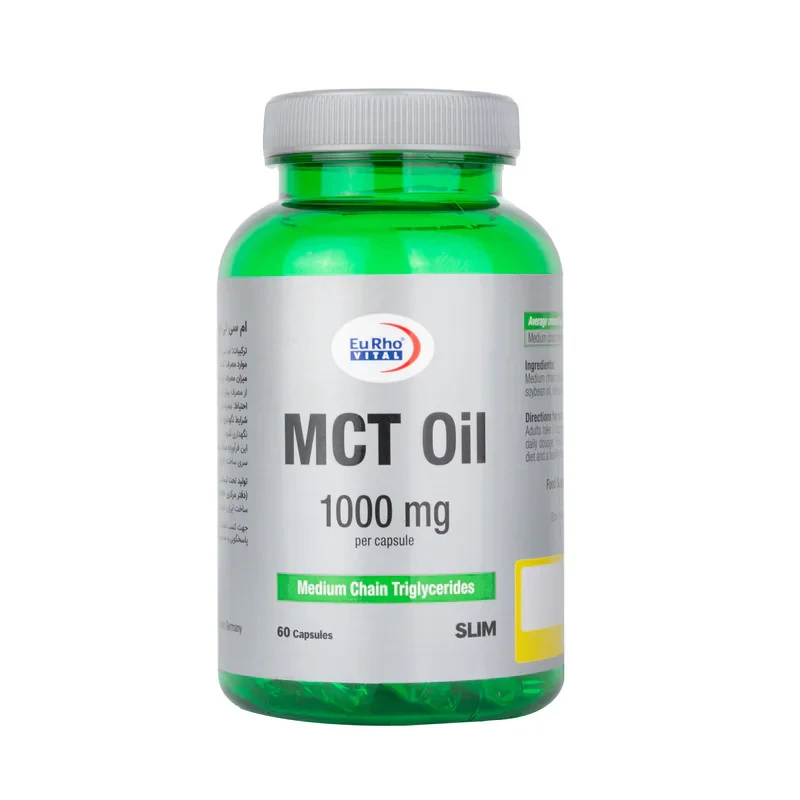 کپسول ژلاتینی ام سی تی اویل یوروویتال بسته 60 عددی