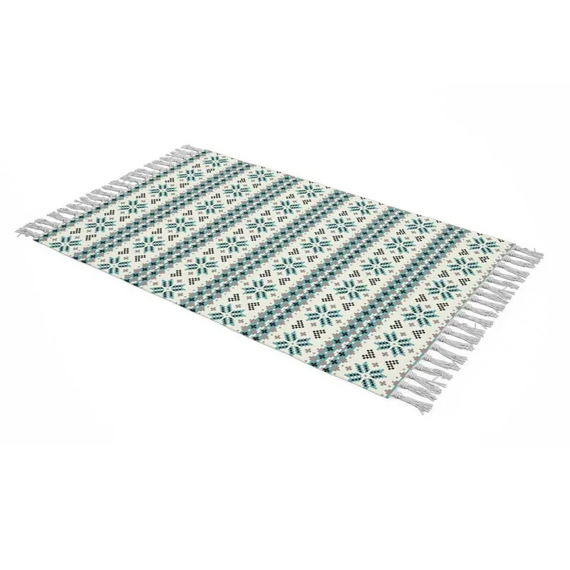 شال مبل مدل دانه های برف کد Q2SH1055 سایز 98x180 سانتی متر