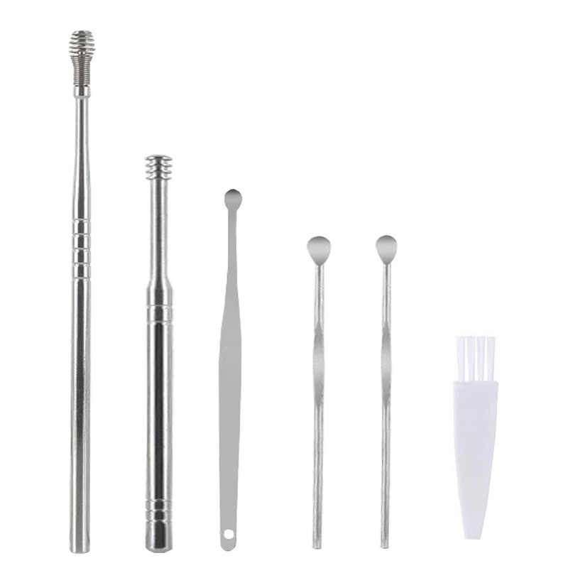 ابزار پاکسازی گوش کیو وای اچ مدل ear-980 مجموعه 6 عددی