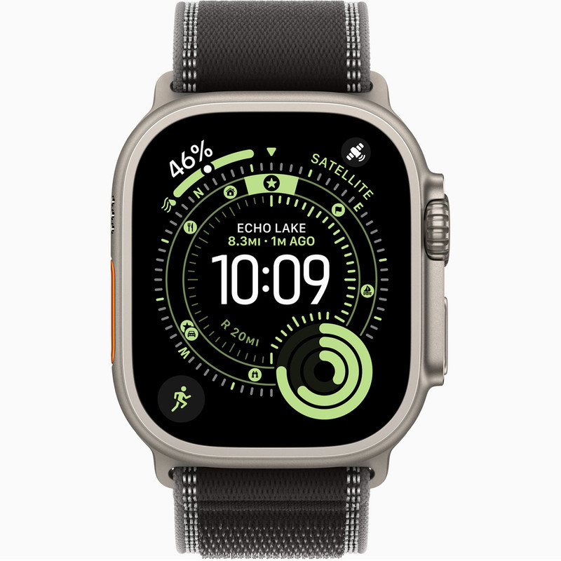 ساعت هوشمند 49 میلی متری اپل مدل Ultra 3 Natural Titanium Case با بند Trail