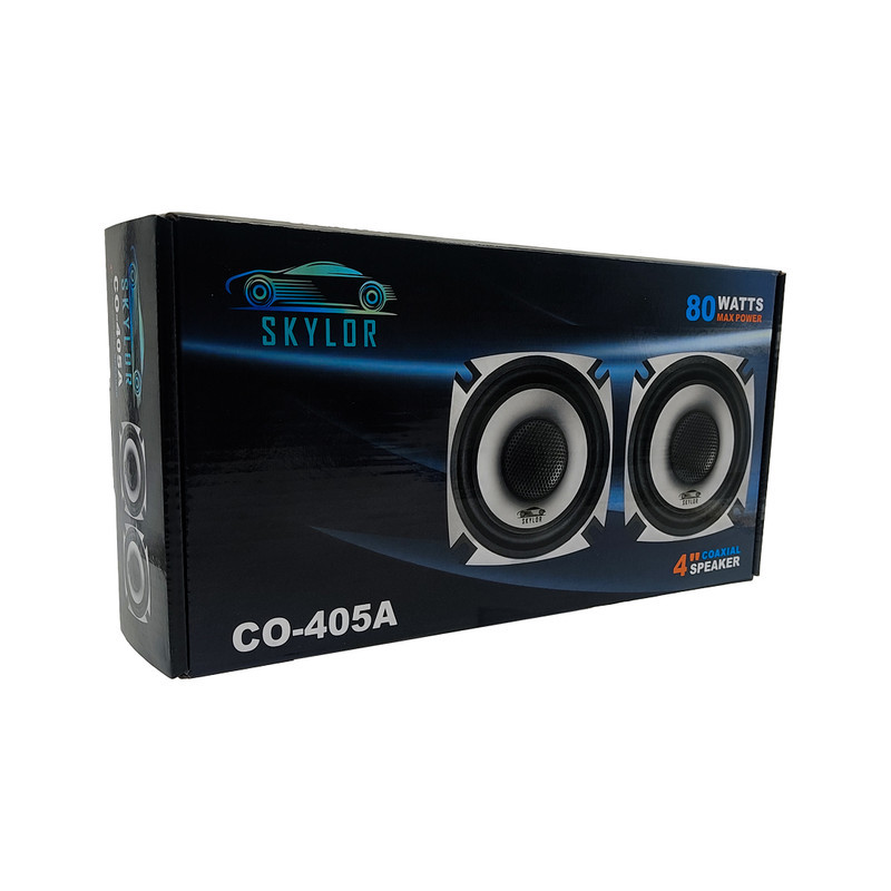 اسپیکر پشت و جلوی خودرو اسکایلر مدل CO-405A سایز 4 اینچ بسته دو عددی