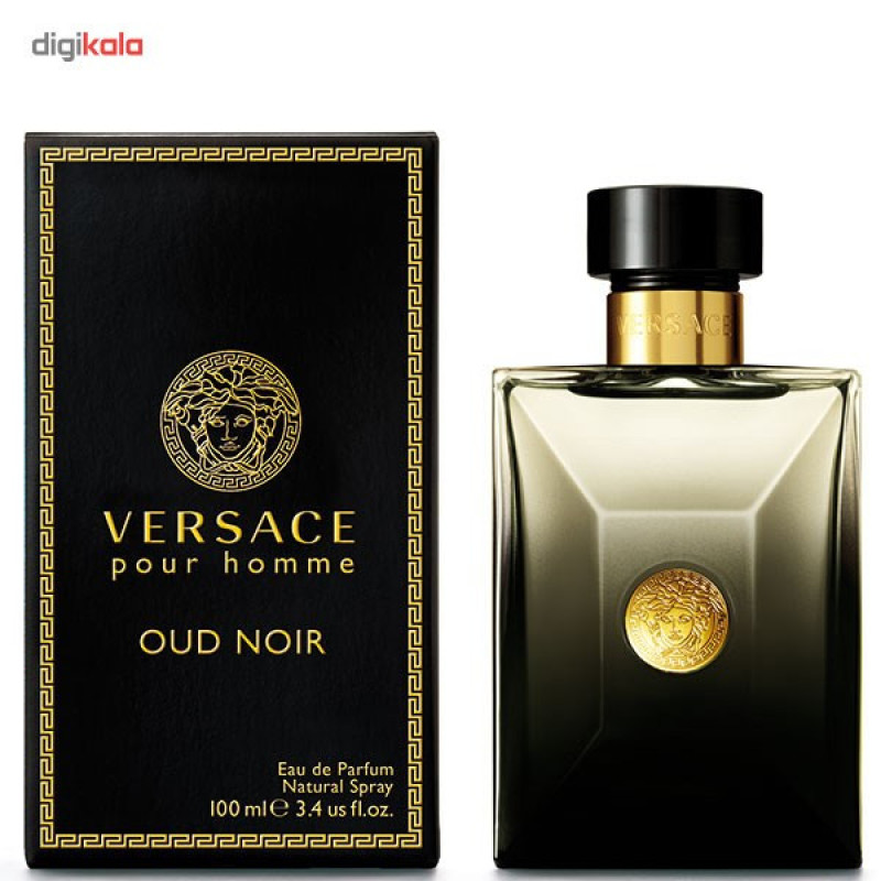 ادو پرفیوم مردانه ورساچه مدل Pour Homme Oud Noir حجم 100 میلی لیتر