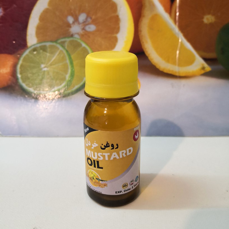 روغن خردل پامکا مدل پرس سرد حجم 60 میلی لیتر