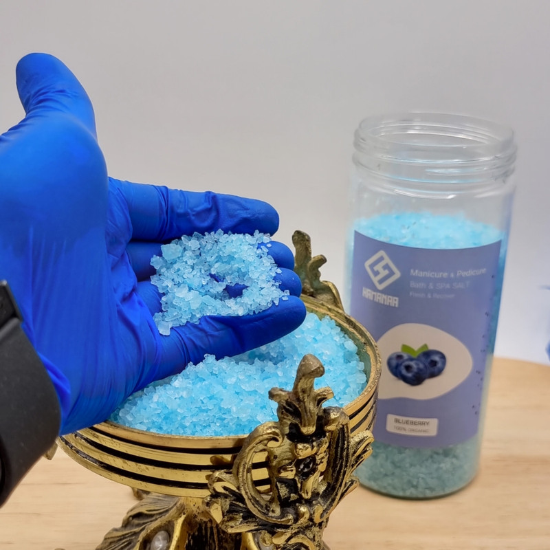 نمک حمام هامانا مدل Blueberry وزن 950 گرم