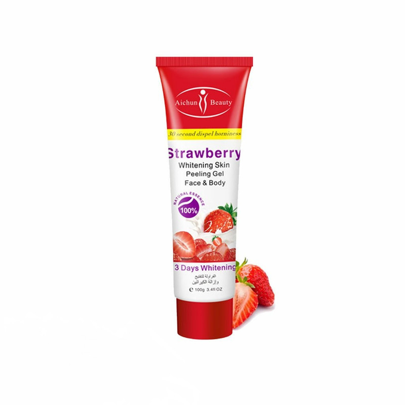 کرم لایه بردار پوست ایچون بیوتی مدل strawberry وزن 100 گرم