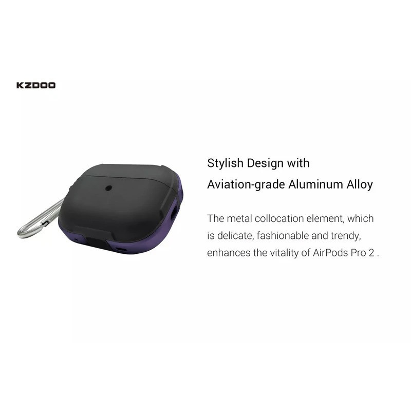کاور کی-زد دوو مدل CrashGuard مناسب برای کیس اپل AirPods 4
