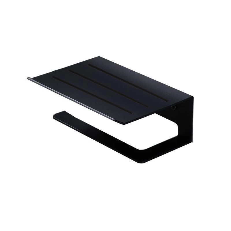 پایه رول دستمال کاغذی مدل لبه دار فلزی کد zb10