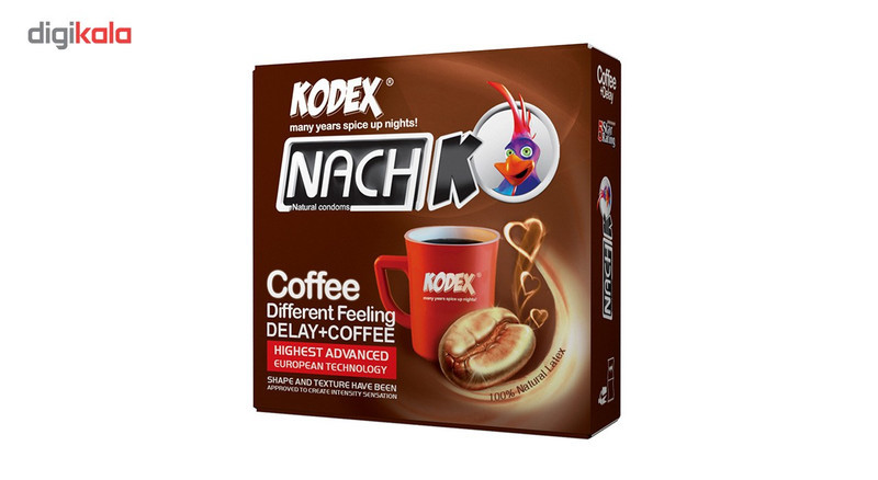 کاندوم کدکس مدل Coffee بسته 3 عددی