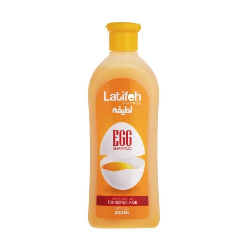 شامپو مو لطیفه مدل EGG حجم 200 میلی لیتر بسته 2 عددی