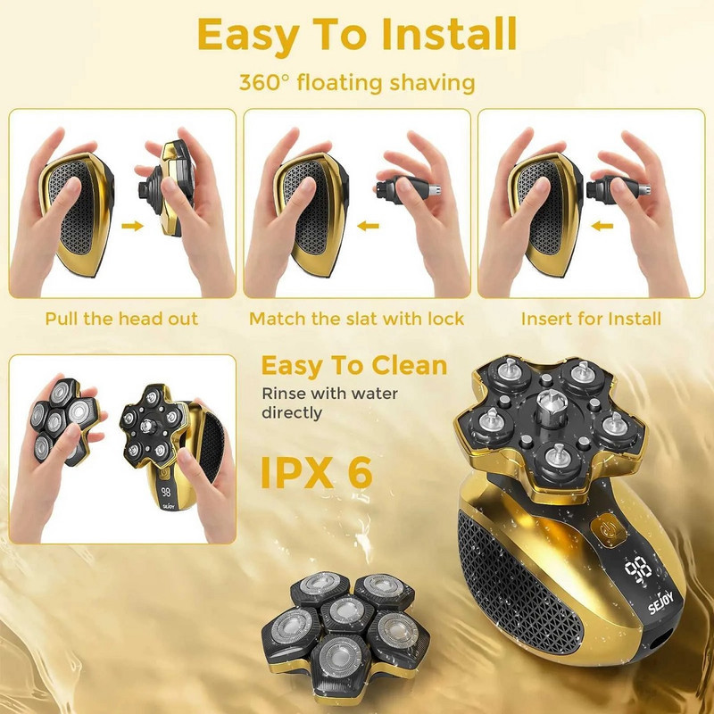 ماشین اصلاح موی صورت شارژی سجوی مدل JK-1800