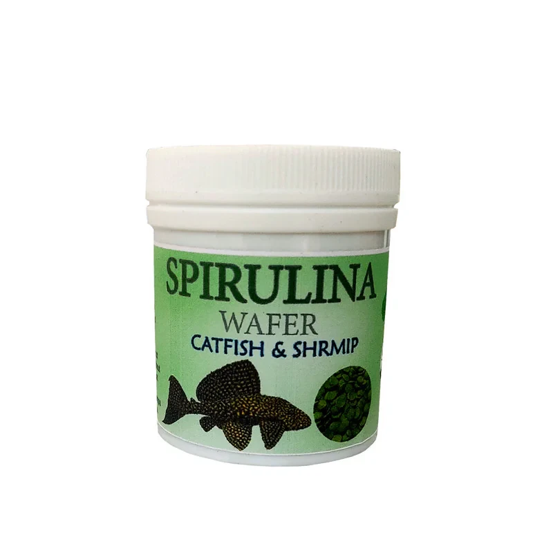 غذای آبزیان مدل کتفیش و کفخوار spirulina wafer وزن 50 گرم